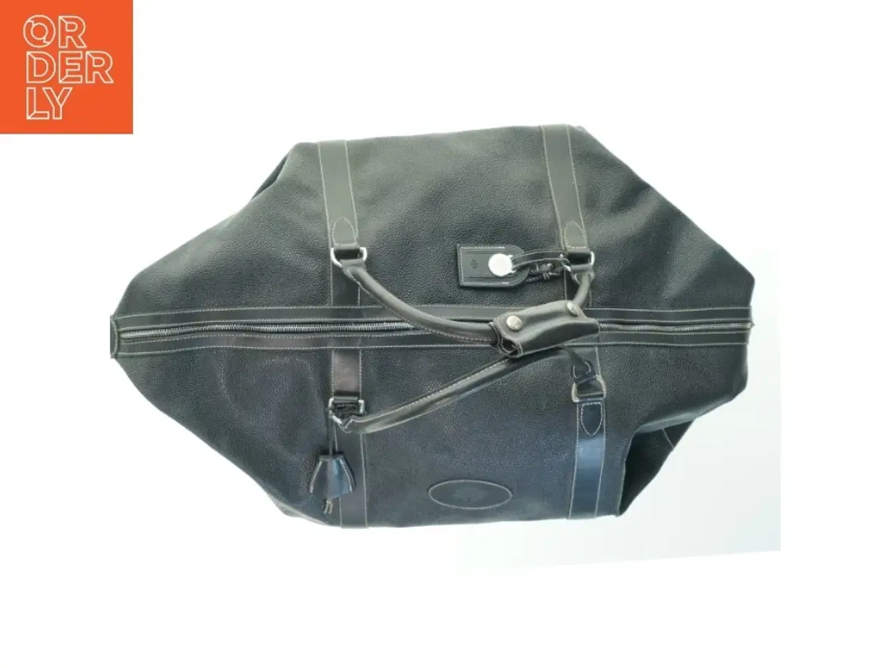 Billede 2 - Mulberry vintage rejsetaske / weekendtaske i sort læder (str. 55 cm)