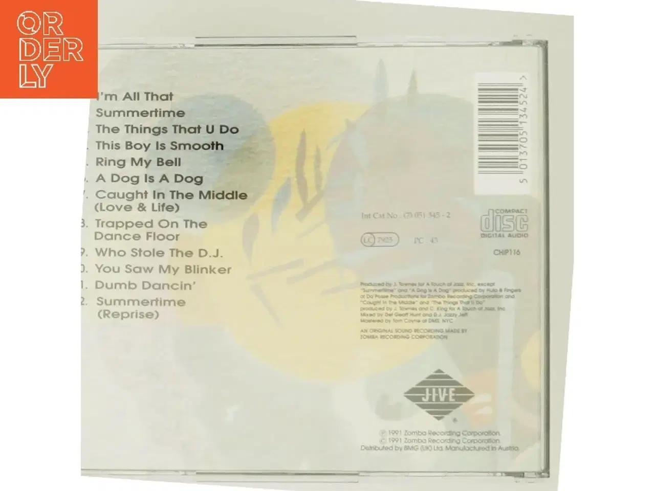 Billede 6 - DJ Jazzy Jeff & The Fresh Prince - Homebase CD fra Zomba Recording Corporation