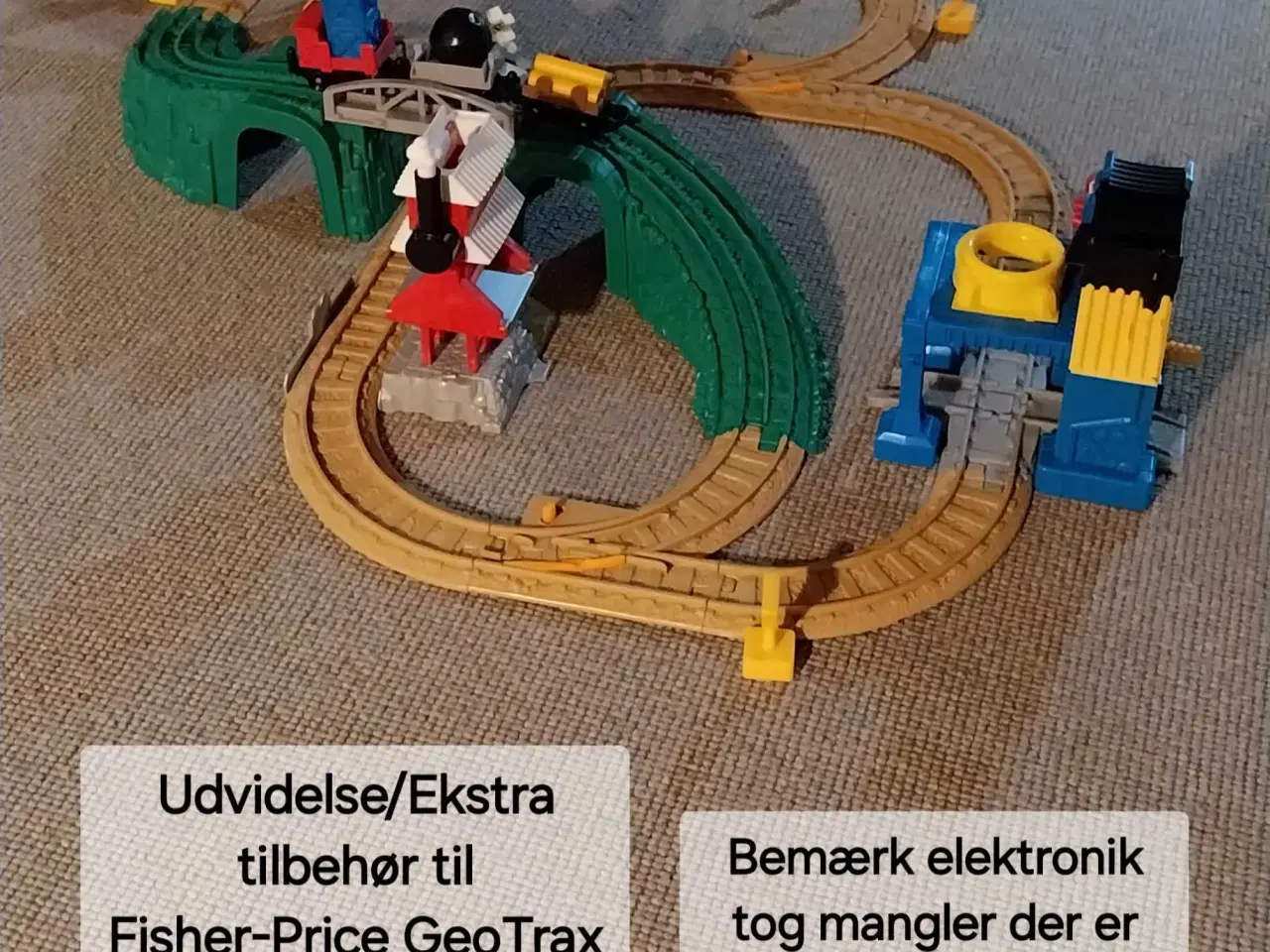 Billede 1 - Fisher-Price GeoTrax jernbanesæt