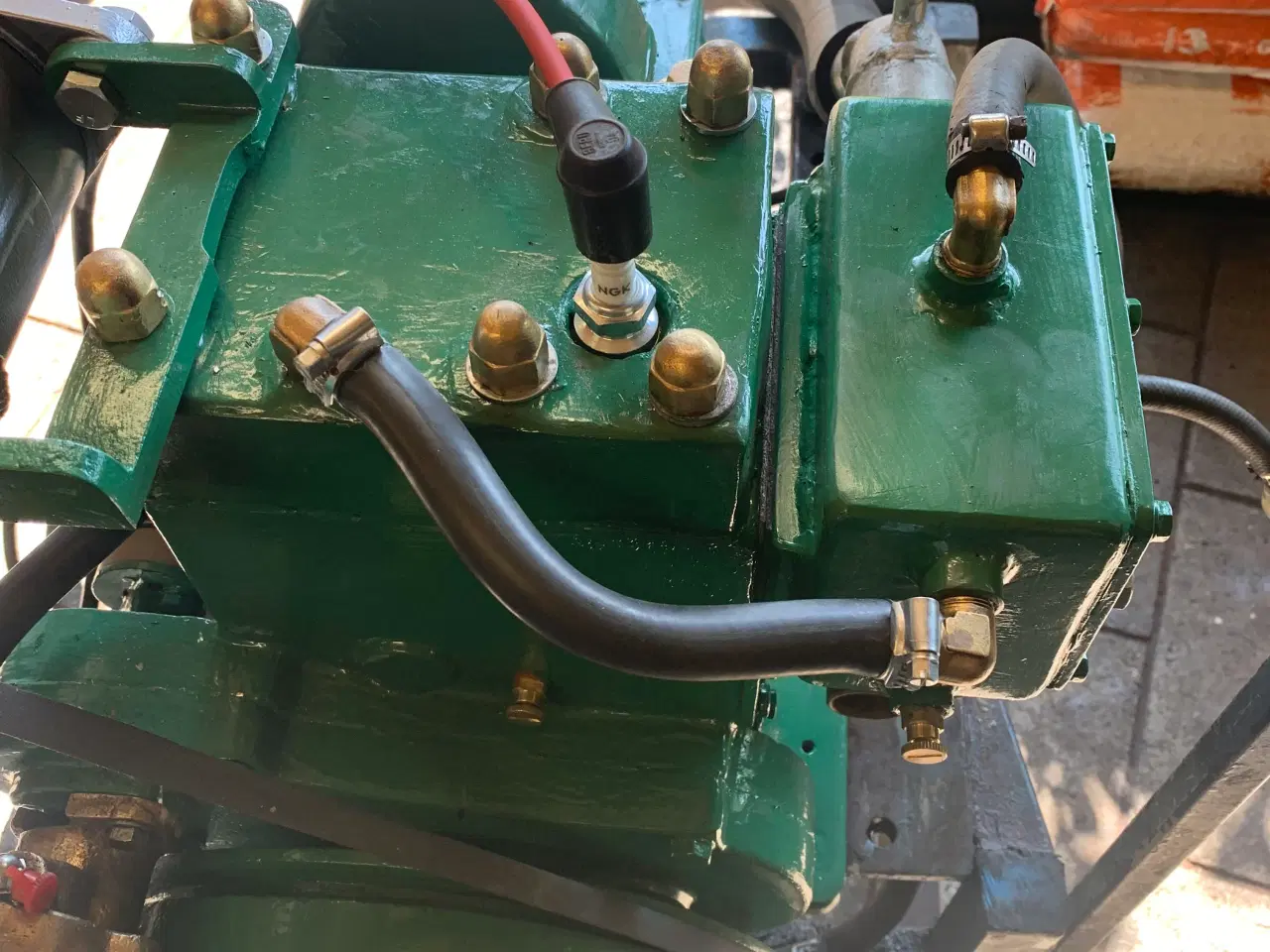 Billede 10 - Marstalmotorer med engelsk gear og en med standard