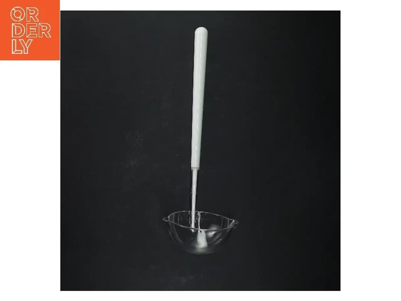 Billede 2 - Suppeske med hvidt greb (str. 30 cm)