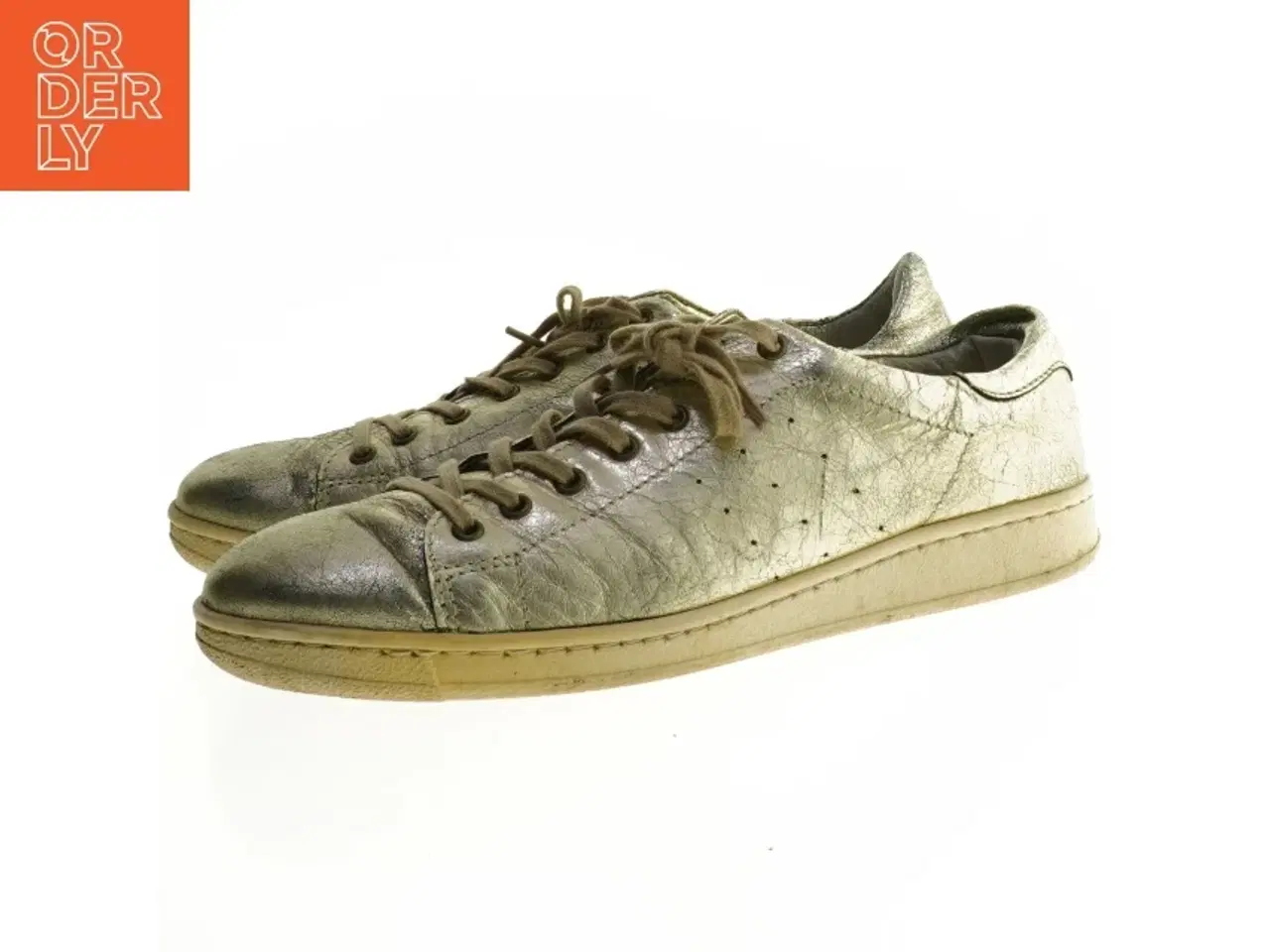 Billede 2 - Brugte "guld" sneakers