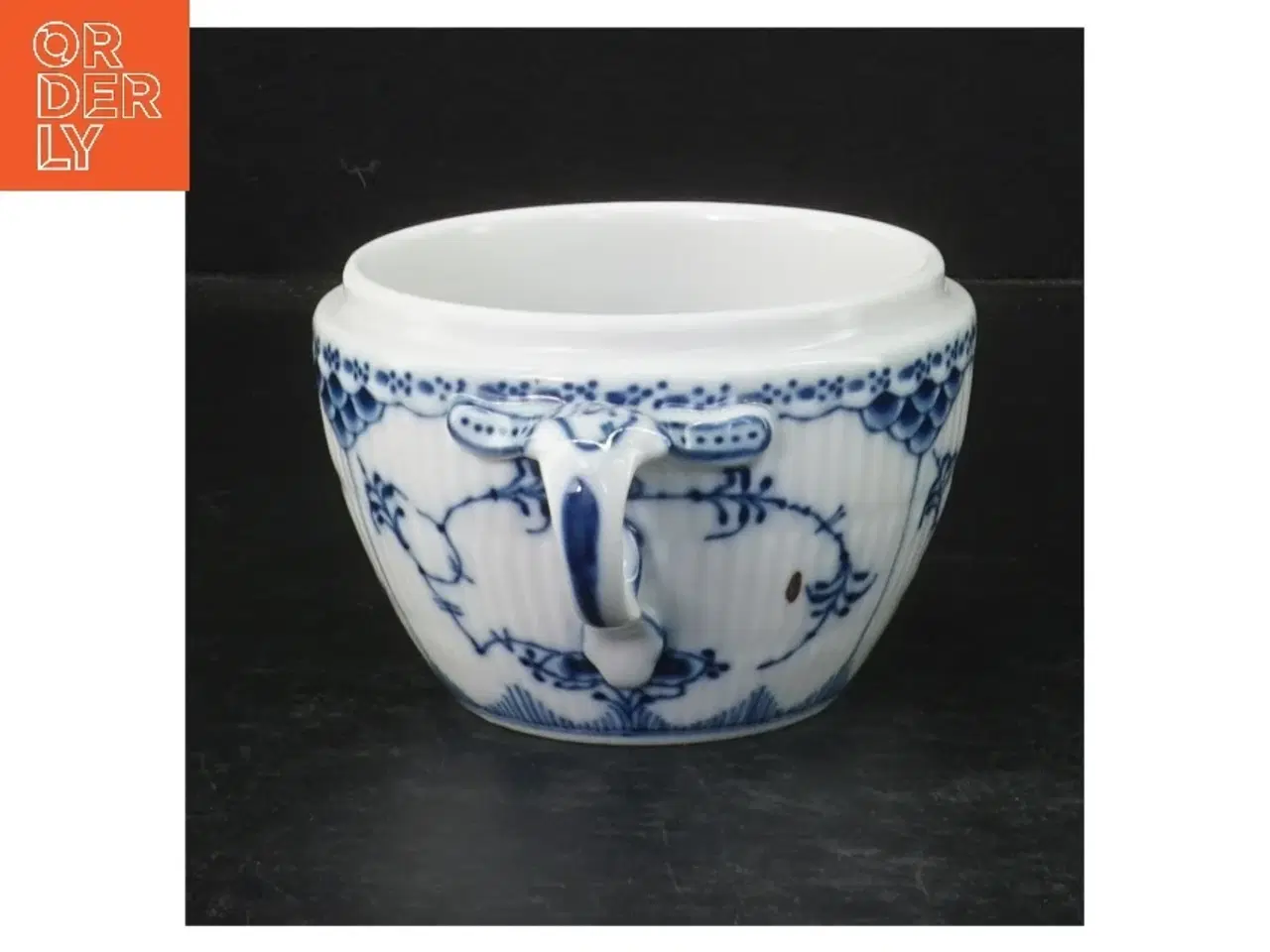 Billede 2 - Blåt musselmalet terrin fra Royal Copenhagen (str. Ø 9 cm)