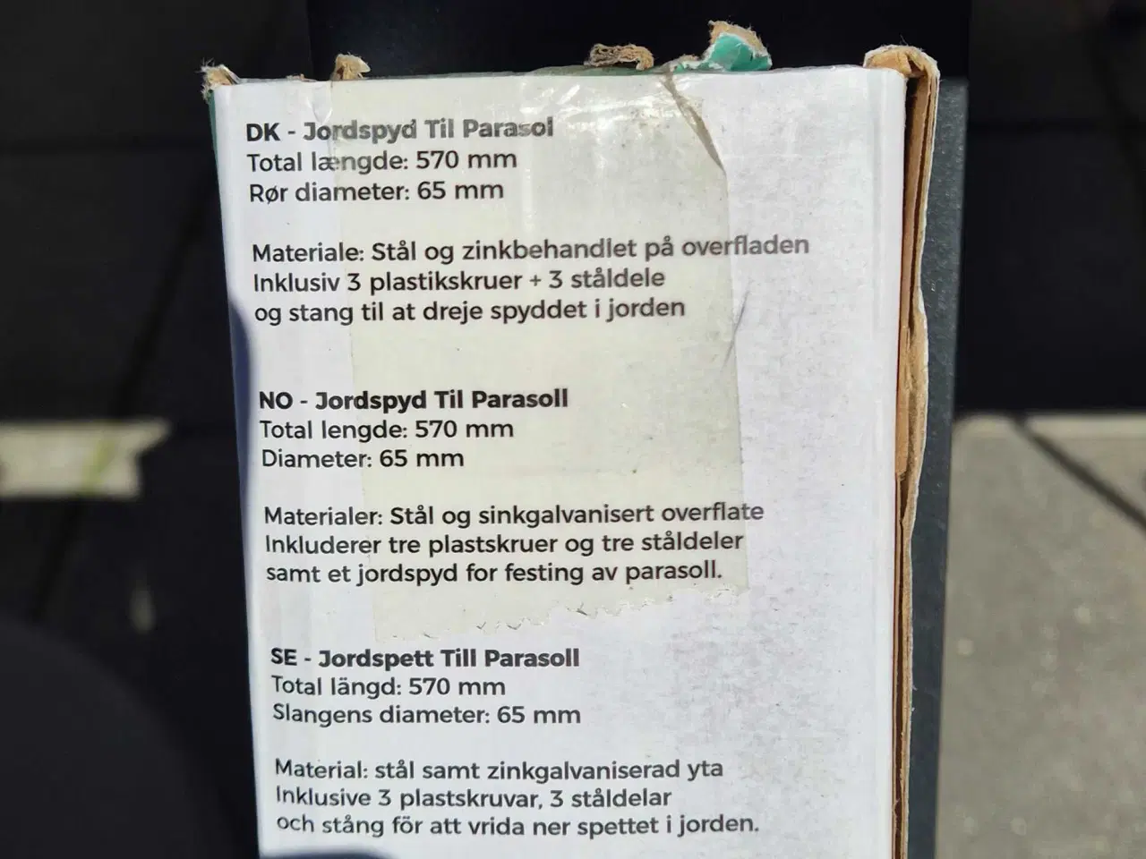 Billede 2 - Jord spyd 