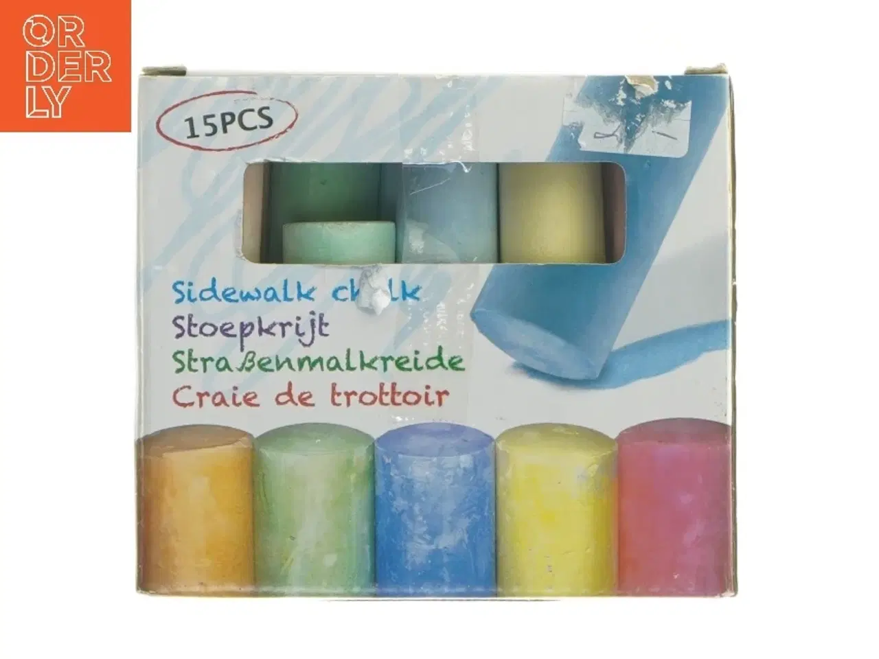 Billede 1 - Gadekridt, 15 stk 10,5 cm (str. 15 stk 10,5 cm)