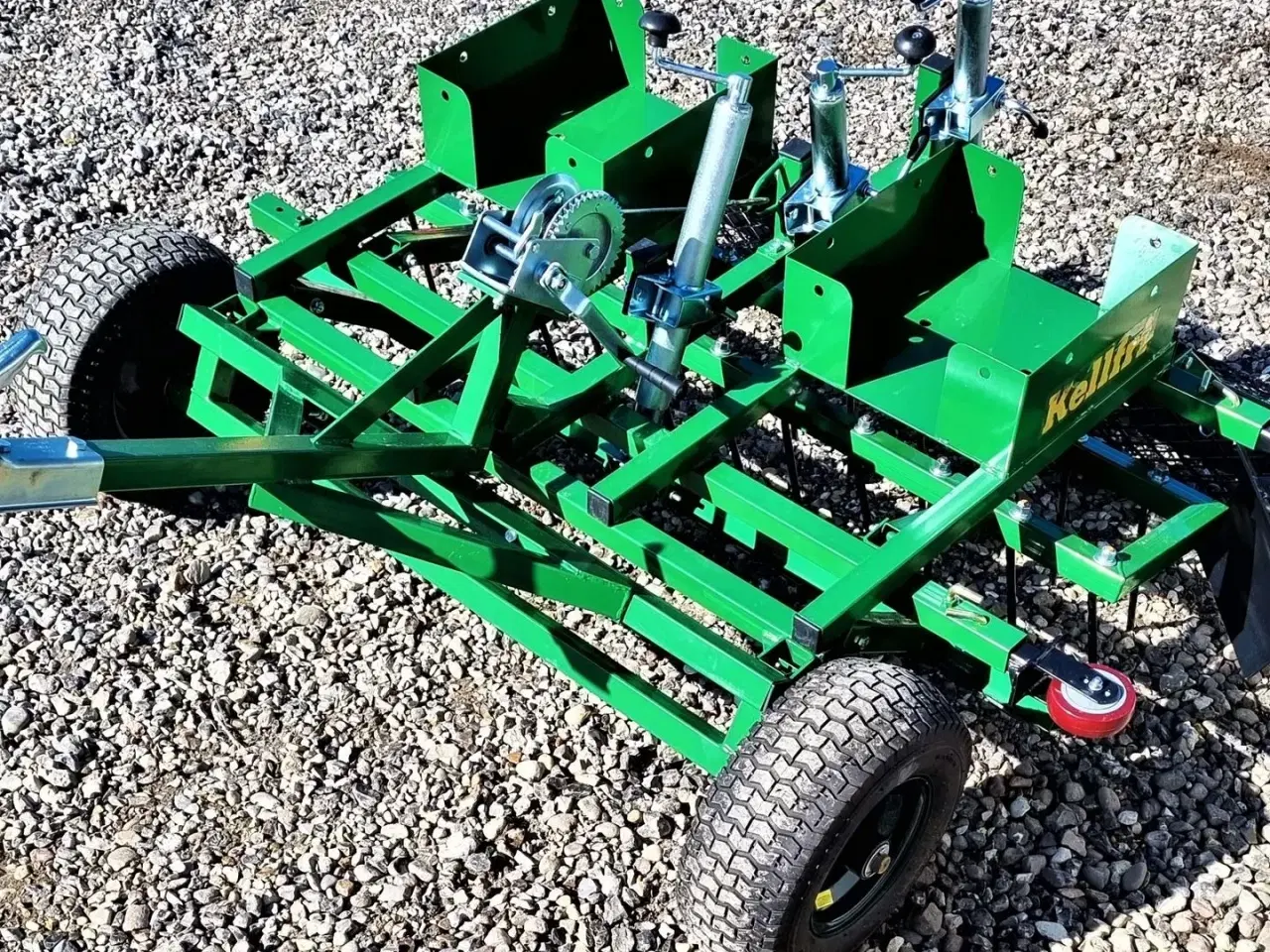 Billede 4 - Kellfri Ridebaneplaner / fabriksny / efterspændt model til ATV og kugletræk / 150 cm bredde
