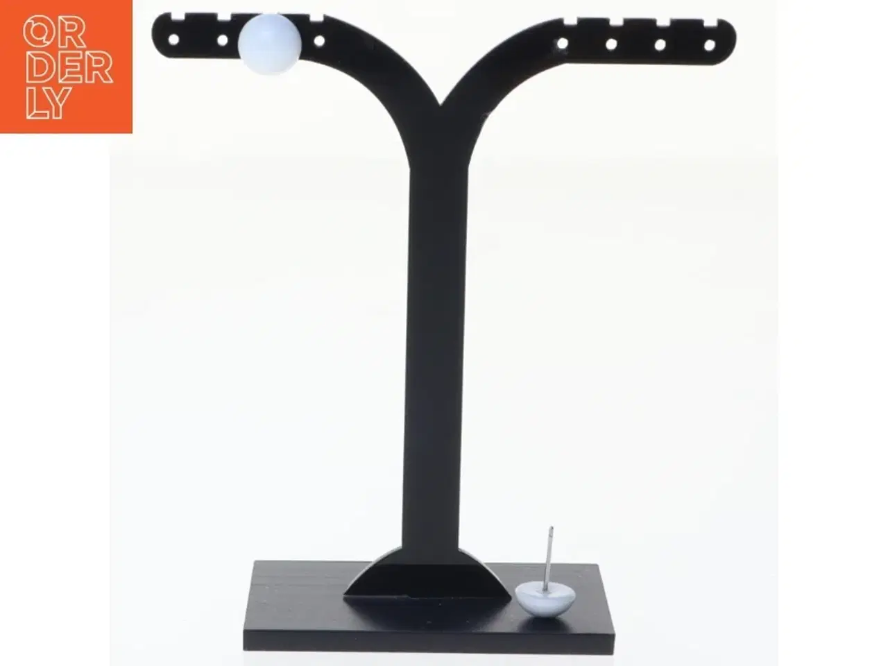 Billede 1 - Blå ørestikker (1x1) (str. 1 x 1 cm)