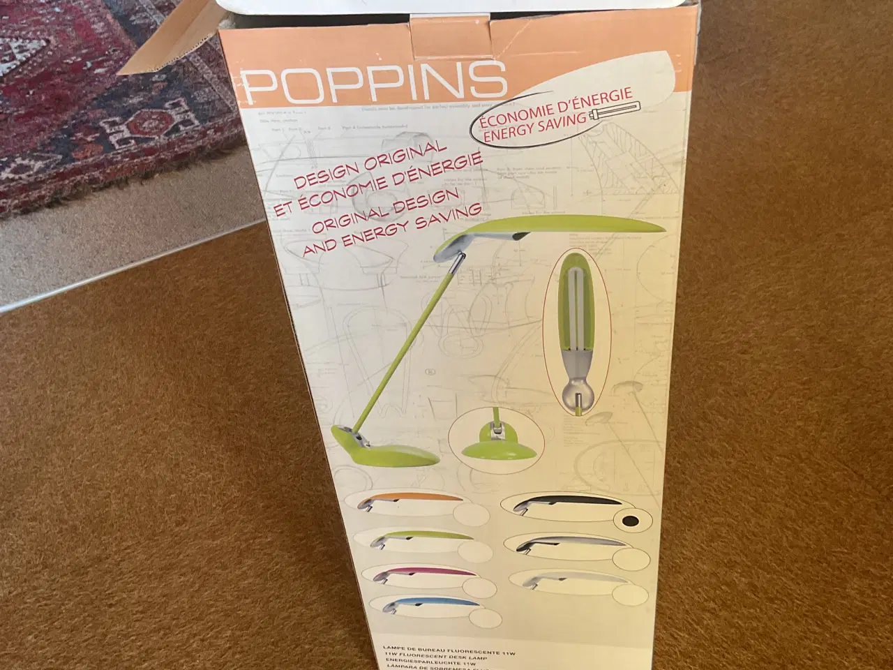 Billede 5 - Bordlampe Poppins Sort Som ny.