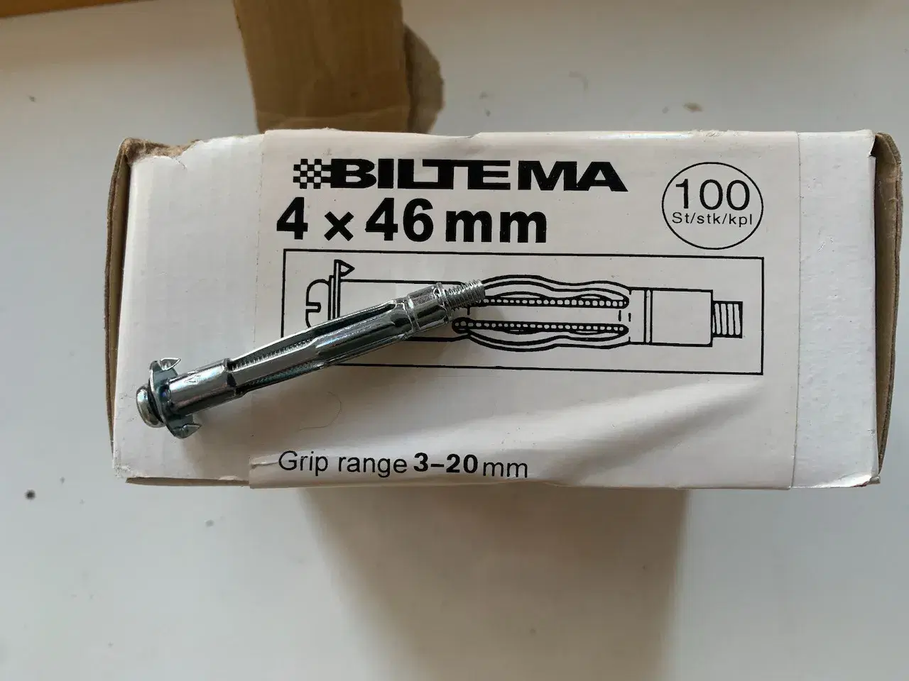 Billede 1 - Skrueanker 4 x 46 mm