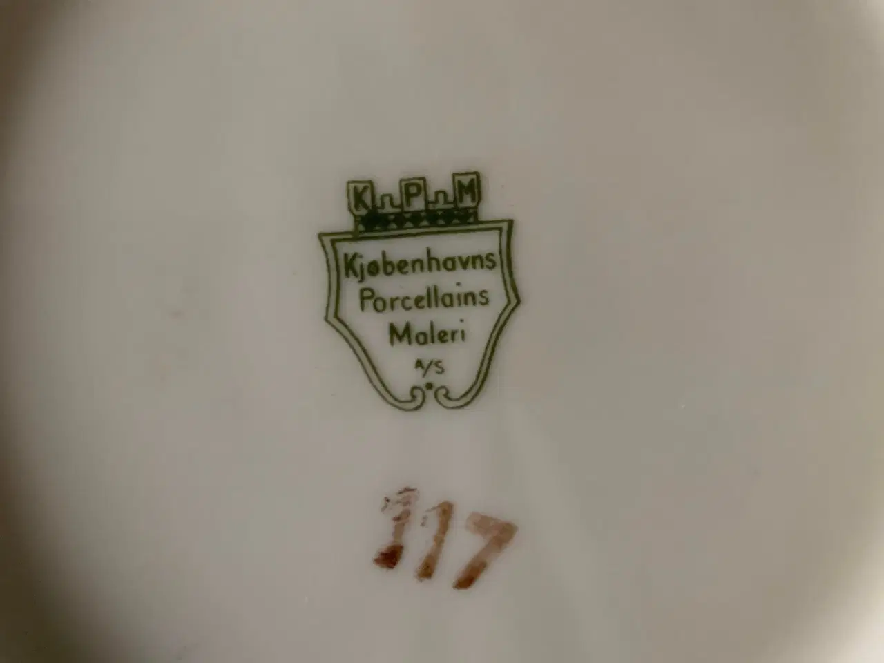 Billede 7 - Kjøbenhavns Porcellains Maleri, fad og skål