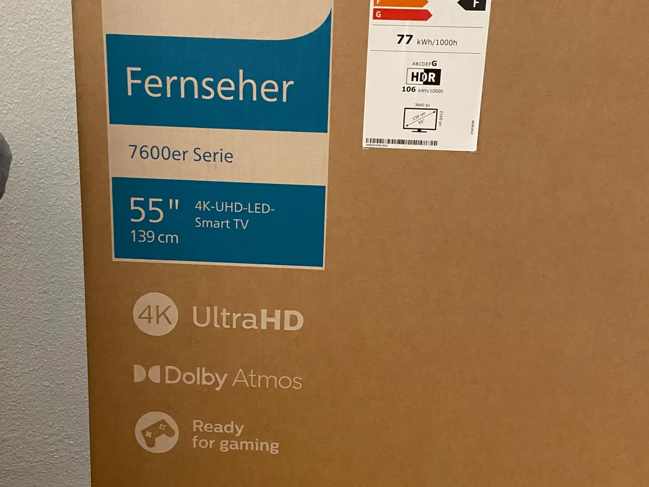 Billede 3 - Phillips 55 smart TV  1 md gammel 1000 kr 