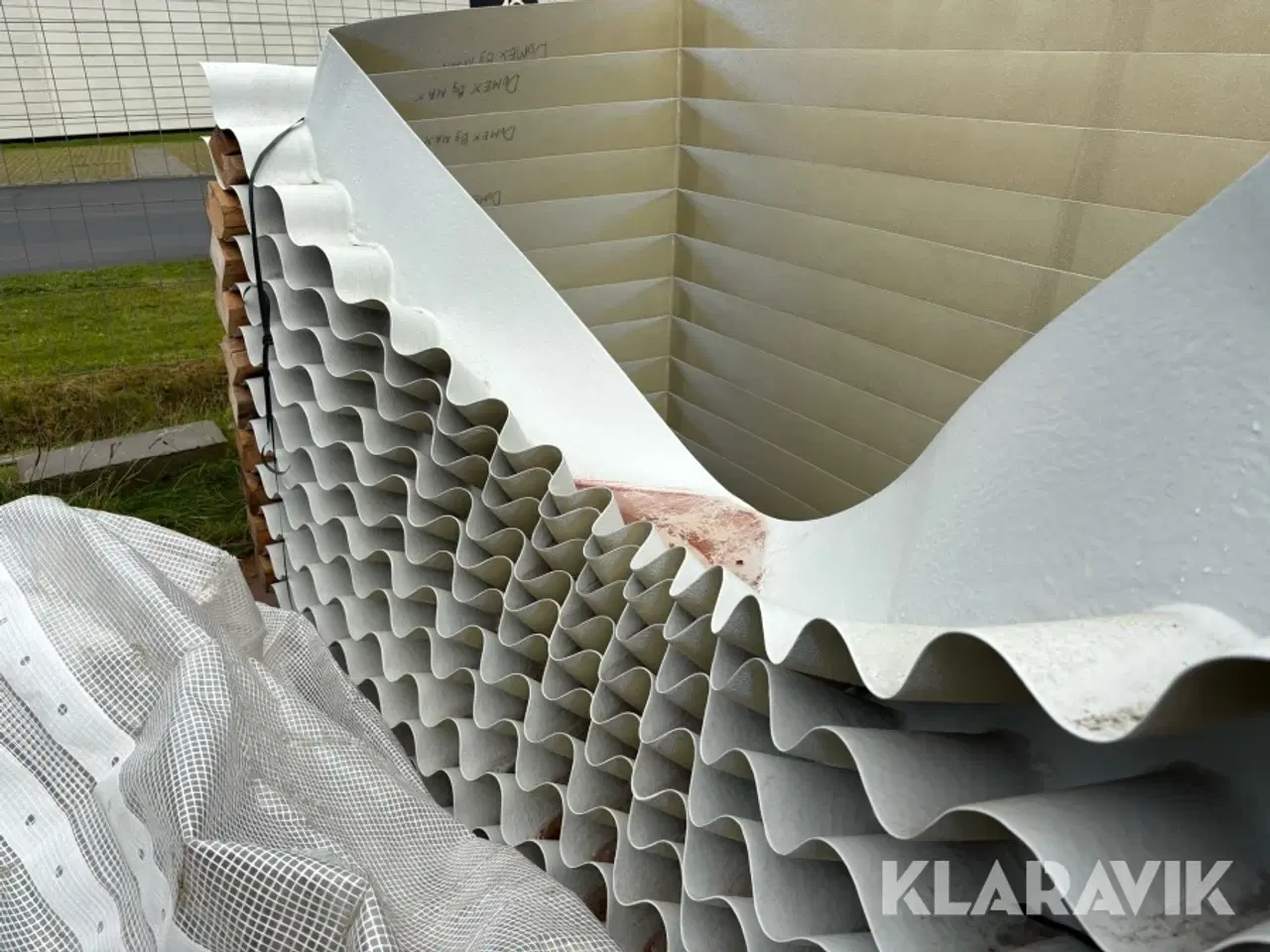 Billede 3 - Tagplade B9S glasfiber inddækning ovenlys