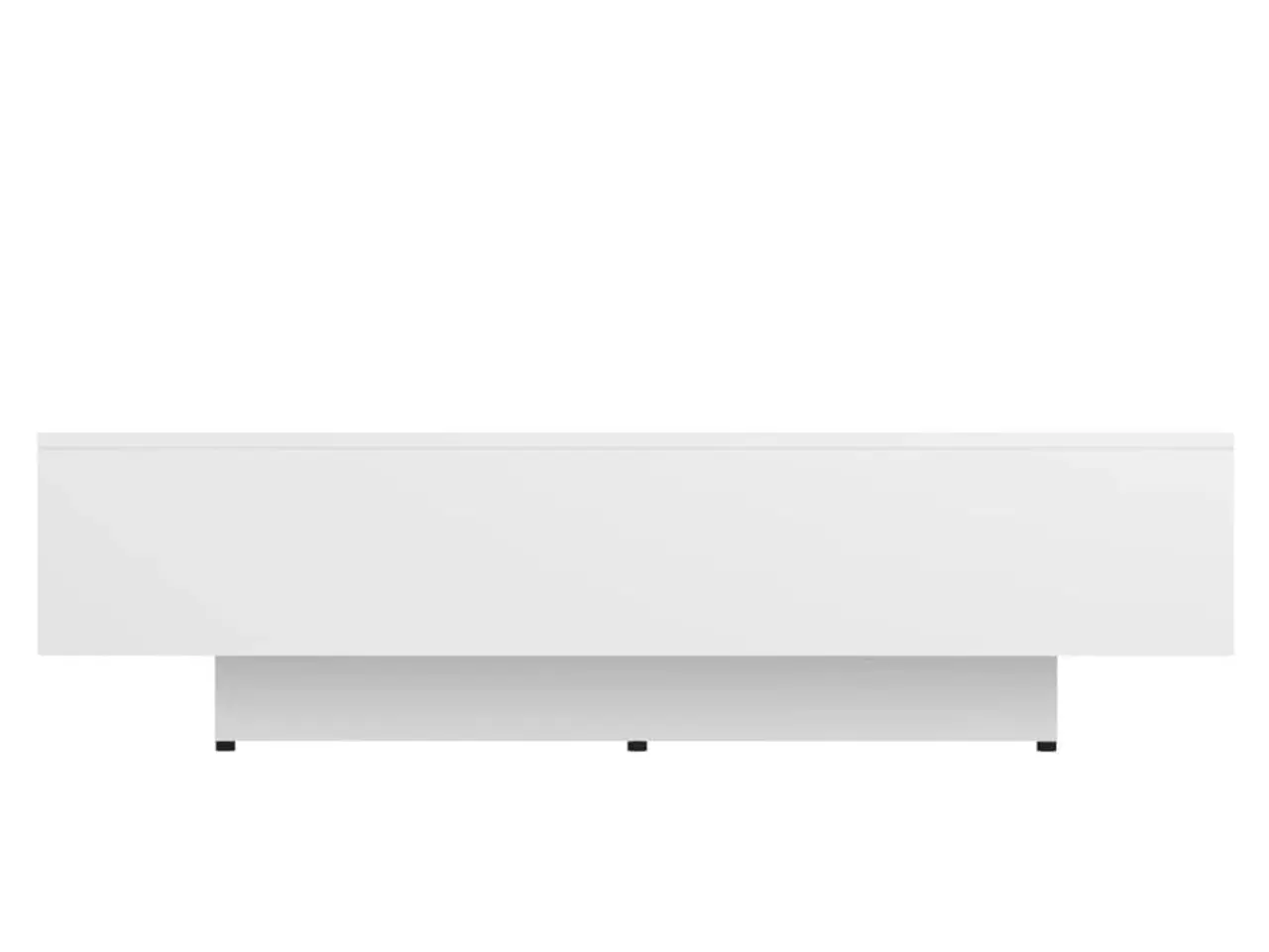 Billede 4 - Sofabord 100x49,5x31 cm konstrueret træ hvid