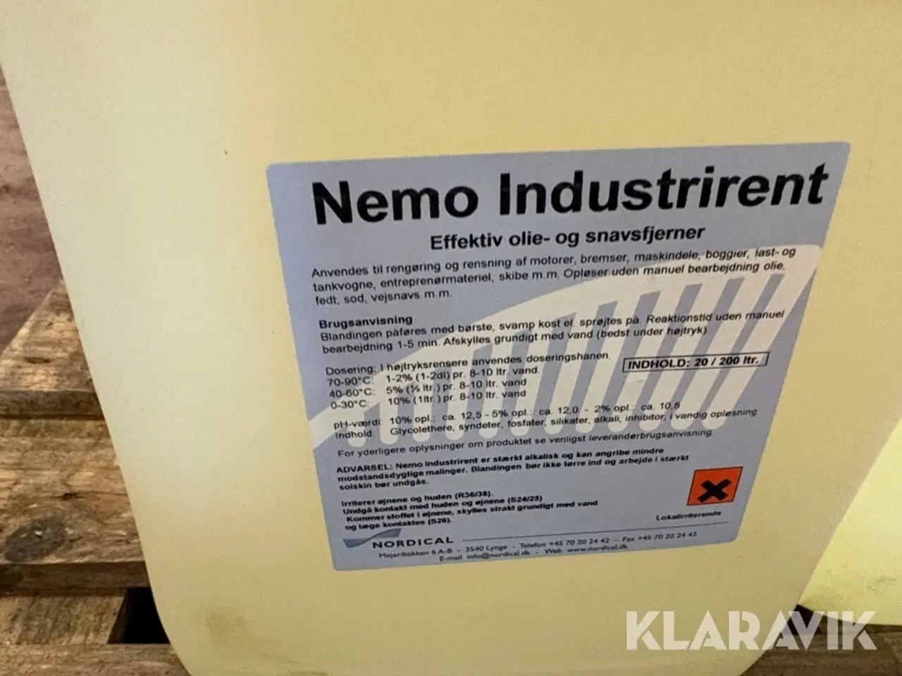 Billede 11 - Industrirengøring Nordical Nemo industrirent - 4 dunke