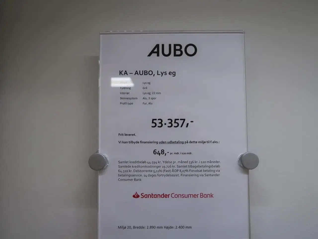 Billede 6 - Garderobeskab AUBO KA, Lys Eg