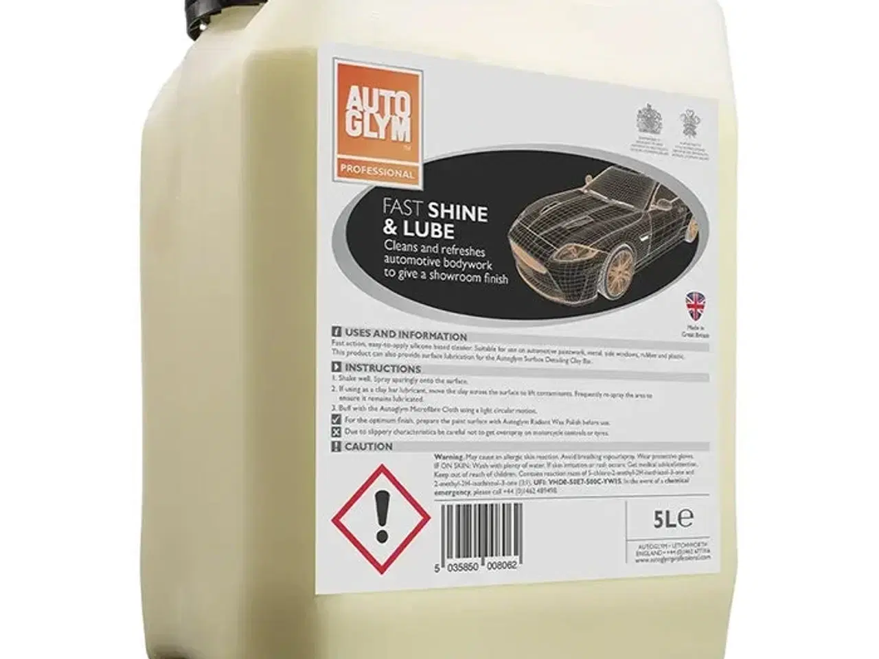 Billede 1 - Autoglym Fast Shine And Lube 5L Smøre- poleringsmiddel