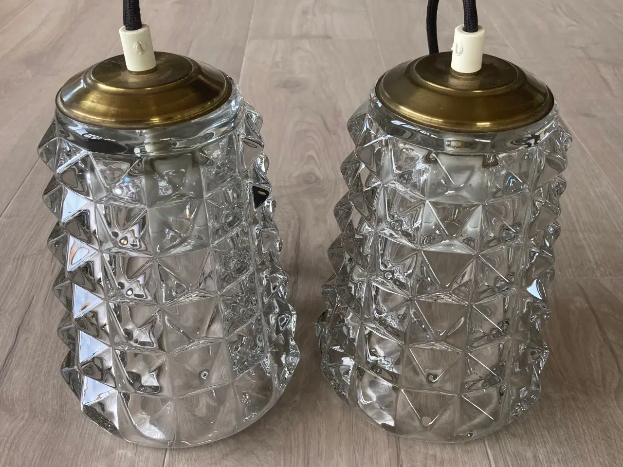 Billede 1 - Retro glas loftlamper