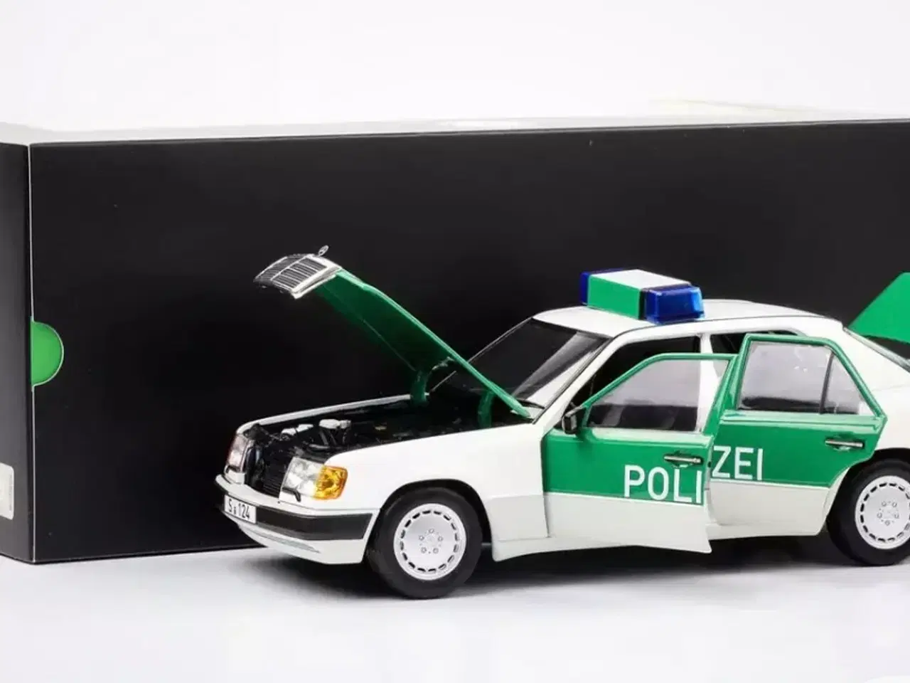 Billede 4 - 1:18 Mercedes E230 W124 Polizei
