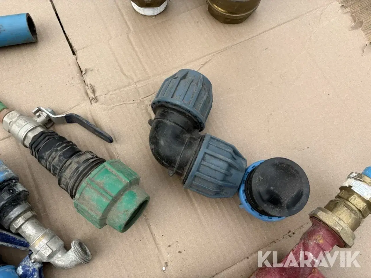 Billede 7 - Parti vand-/PE fittings og ventiler