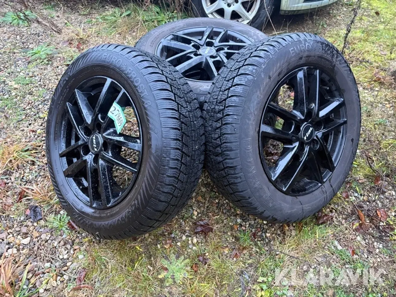 Billede 1 - Alufælge med dæk Rial / Gislaved