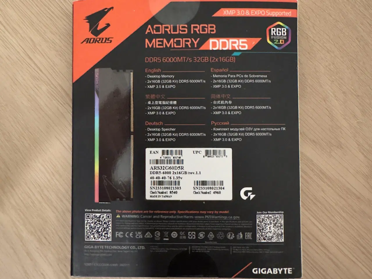 Billede 3 - 32GB DDR5 6000mhz ram aldrig brugte