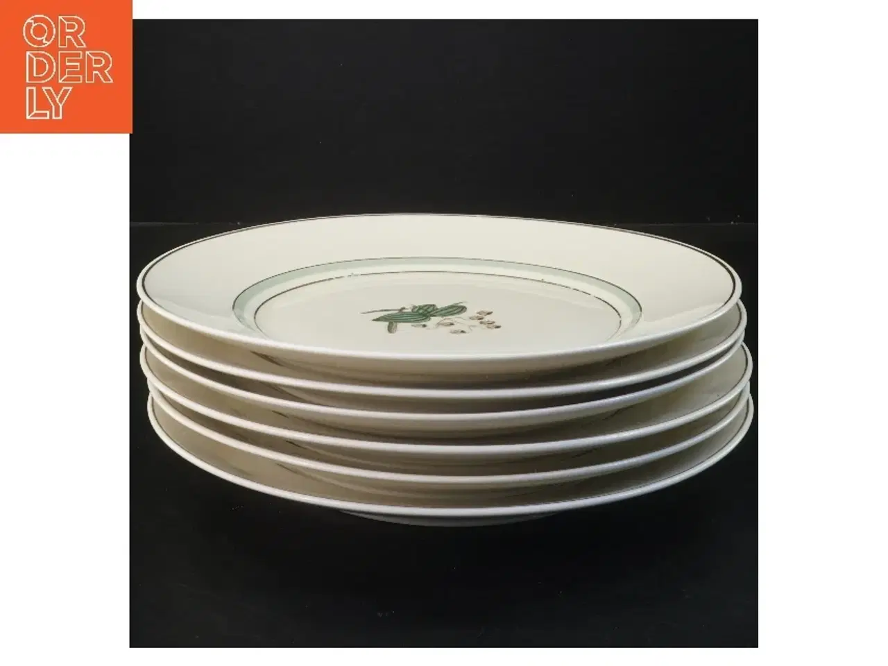 Billede 1 - Spisetallerkener, 6 stk Hjertegræs, Royal Copenhagen(str. 6 stk Ø 25 cm) fra Royal Copenhagen (str. 6 stk Ø 25 cm)