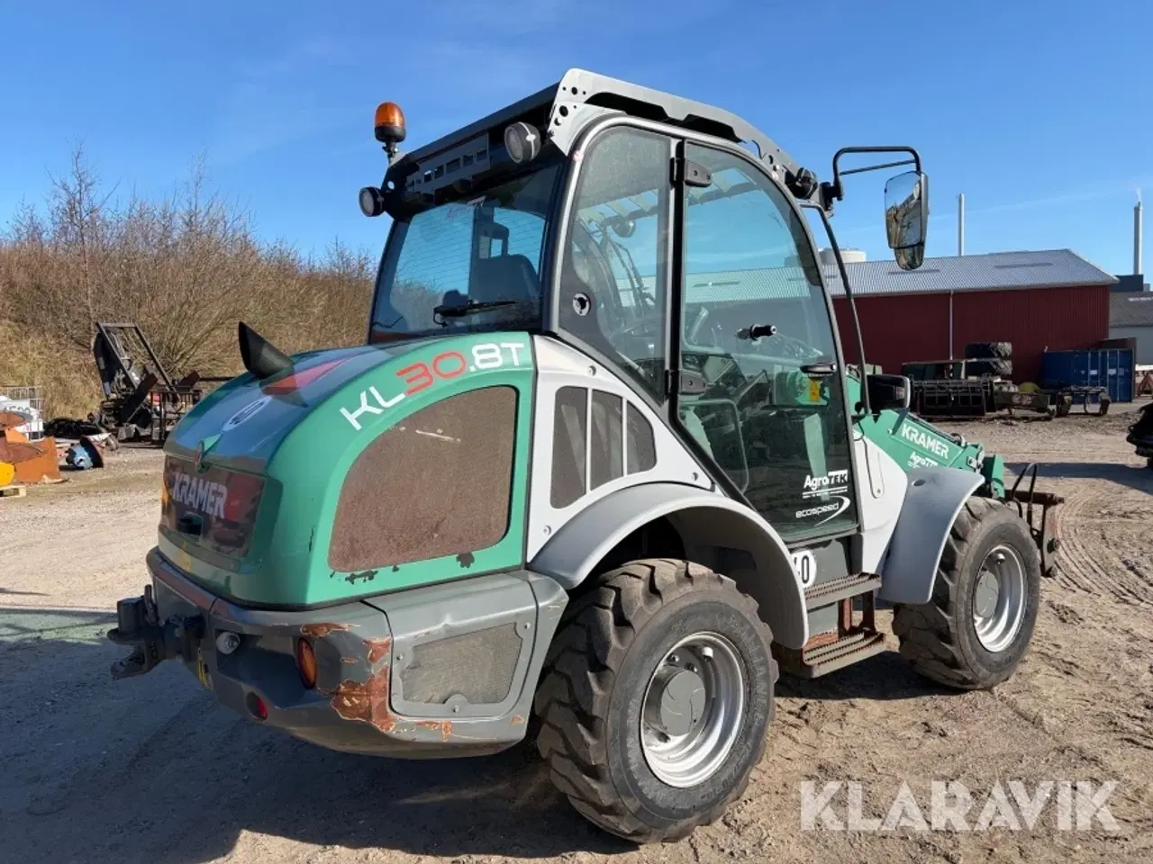 Billede 3 - Teleskoplæsser Kramer KL.30.8T med redskaber