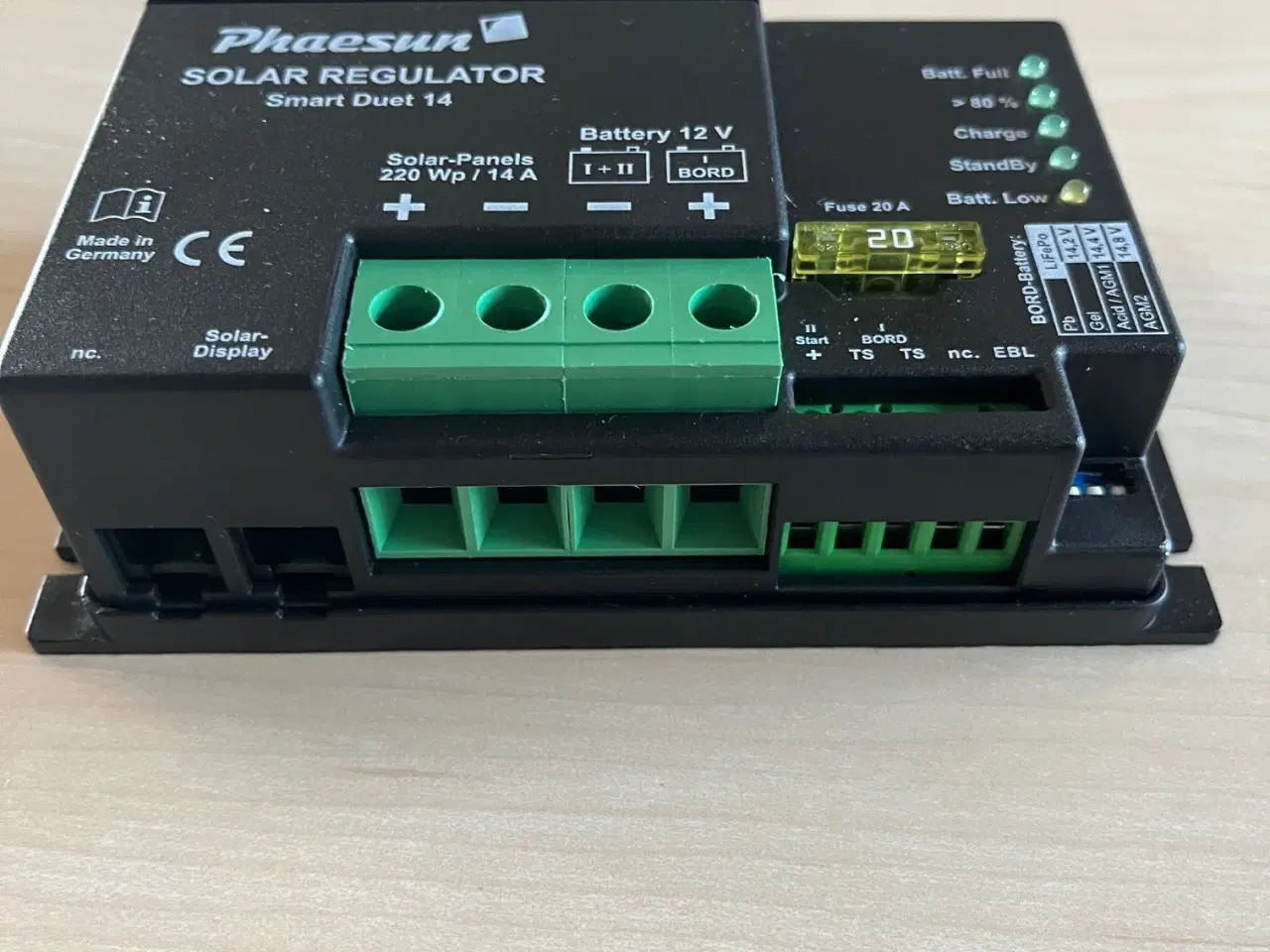 Billede 2 - Pharsun solcelle regulator 14A