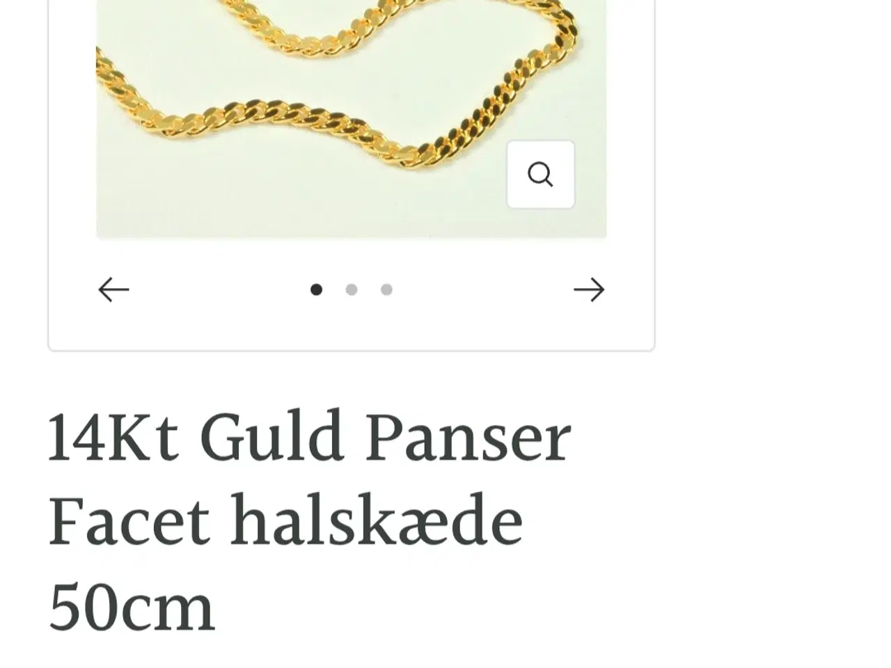 Billede 4 - 14 karat guld halskæde