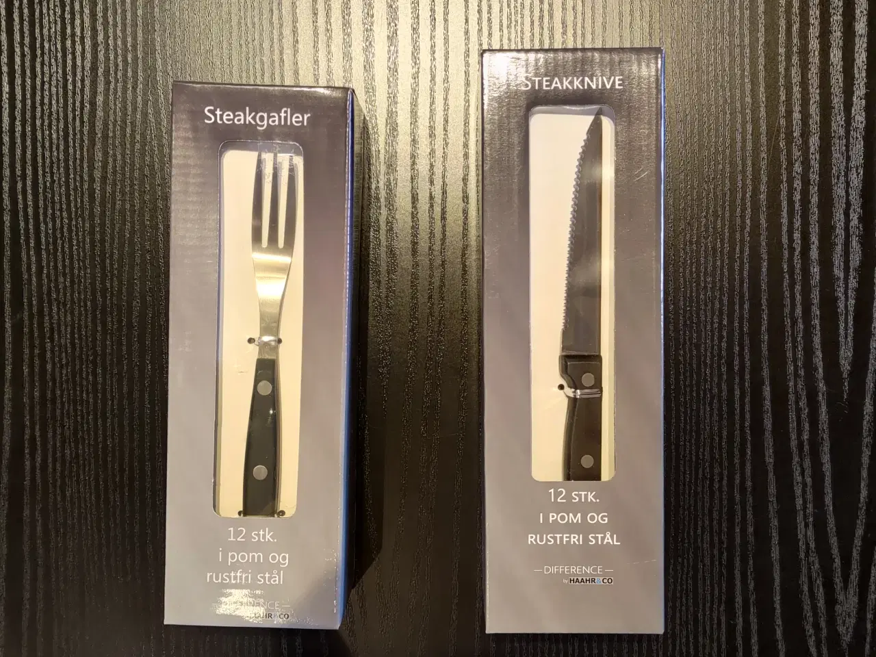 Billede 2 - Grillbestik Knive & Gafler, 12 stk af hver i uåbne