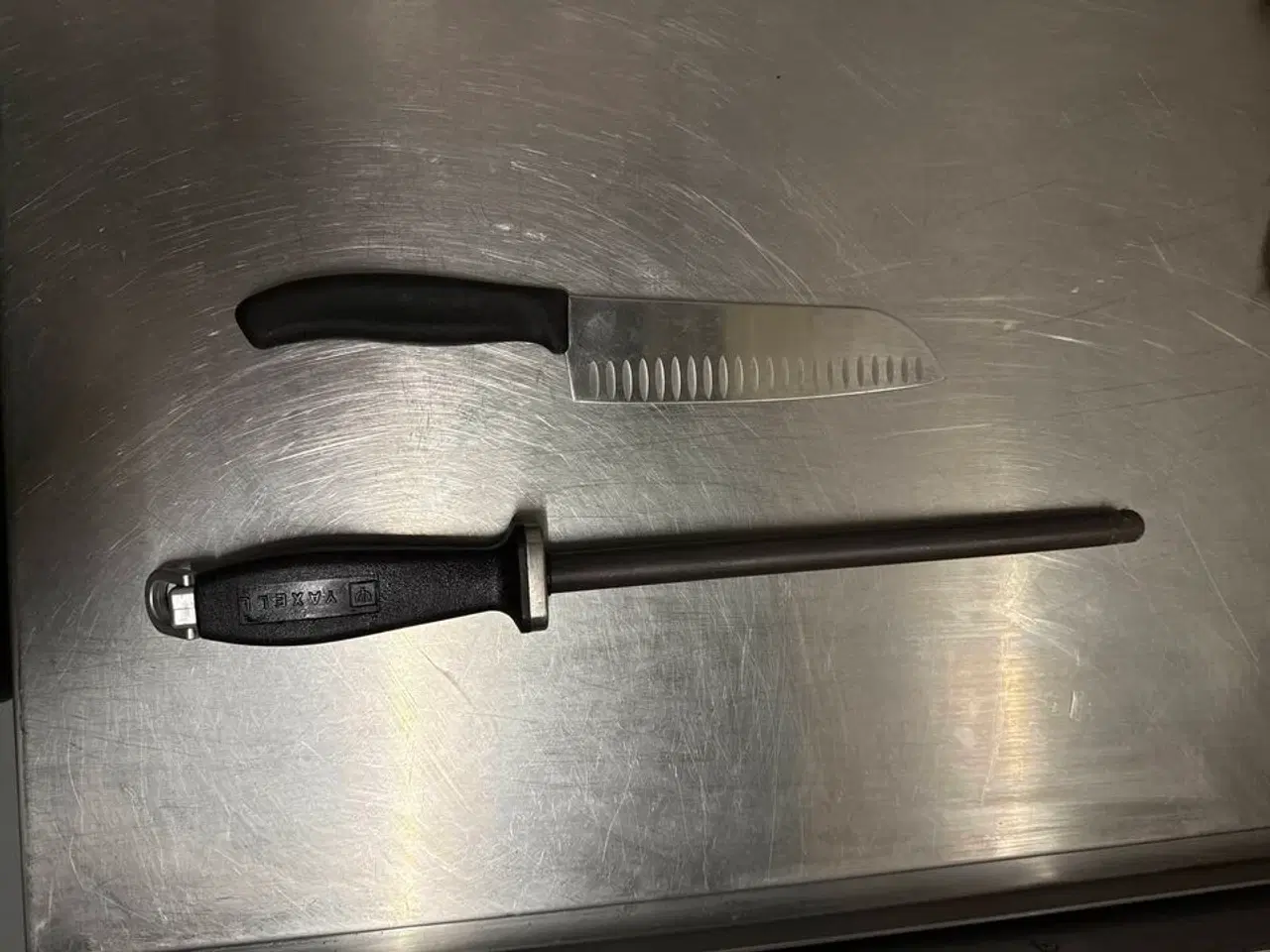 Billede 2 - Ca. 10 stk. Kokkeknive og strygestål