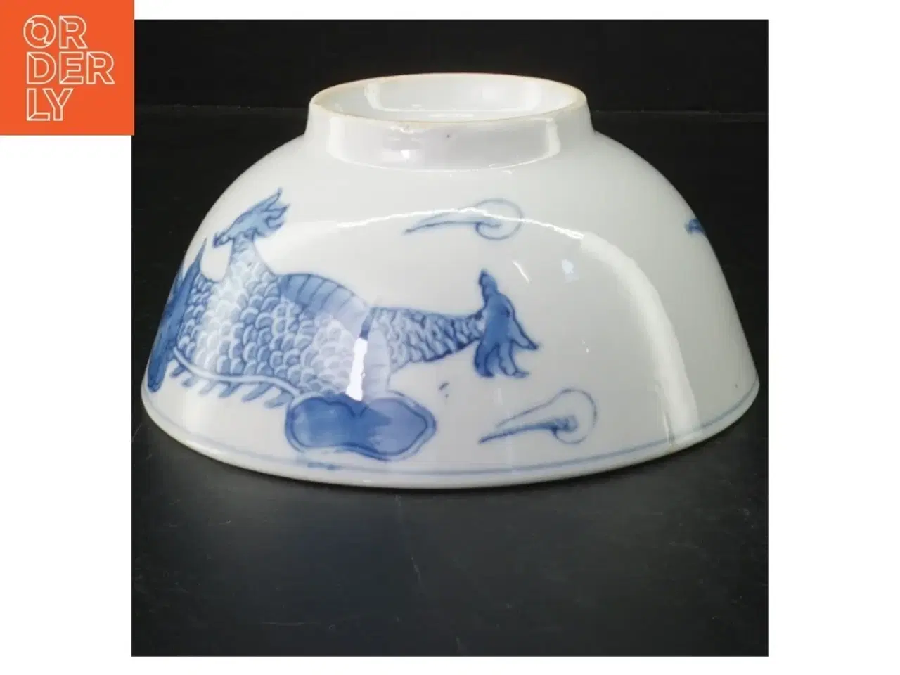 Billede 2 - Blå og hvid porcelænsskål (str. 18 cm)