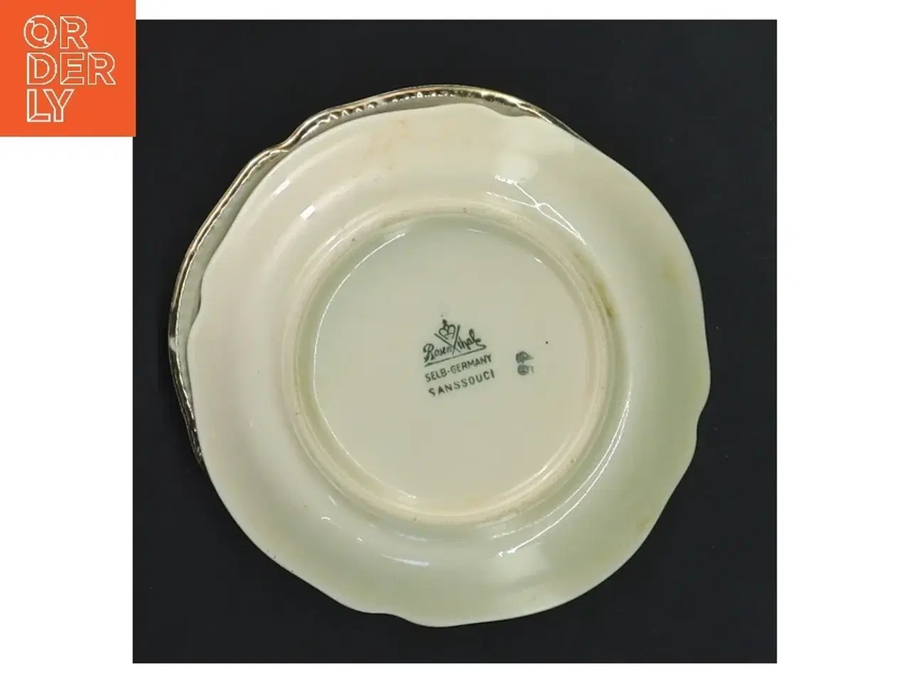 Billede 3 - Små tallerkener med blomstermotiv fra Rosenthal (str. 3 stk Ø 9,5 cm)