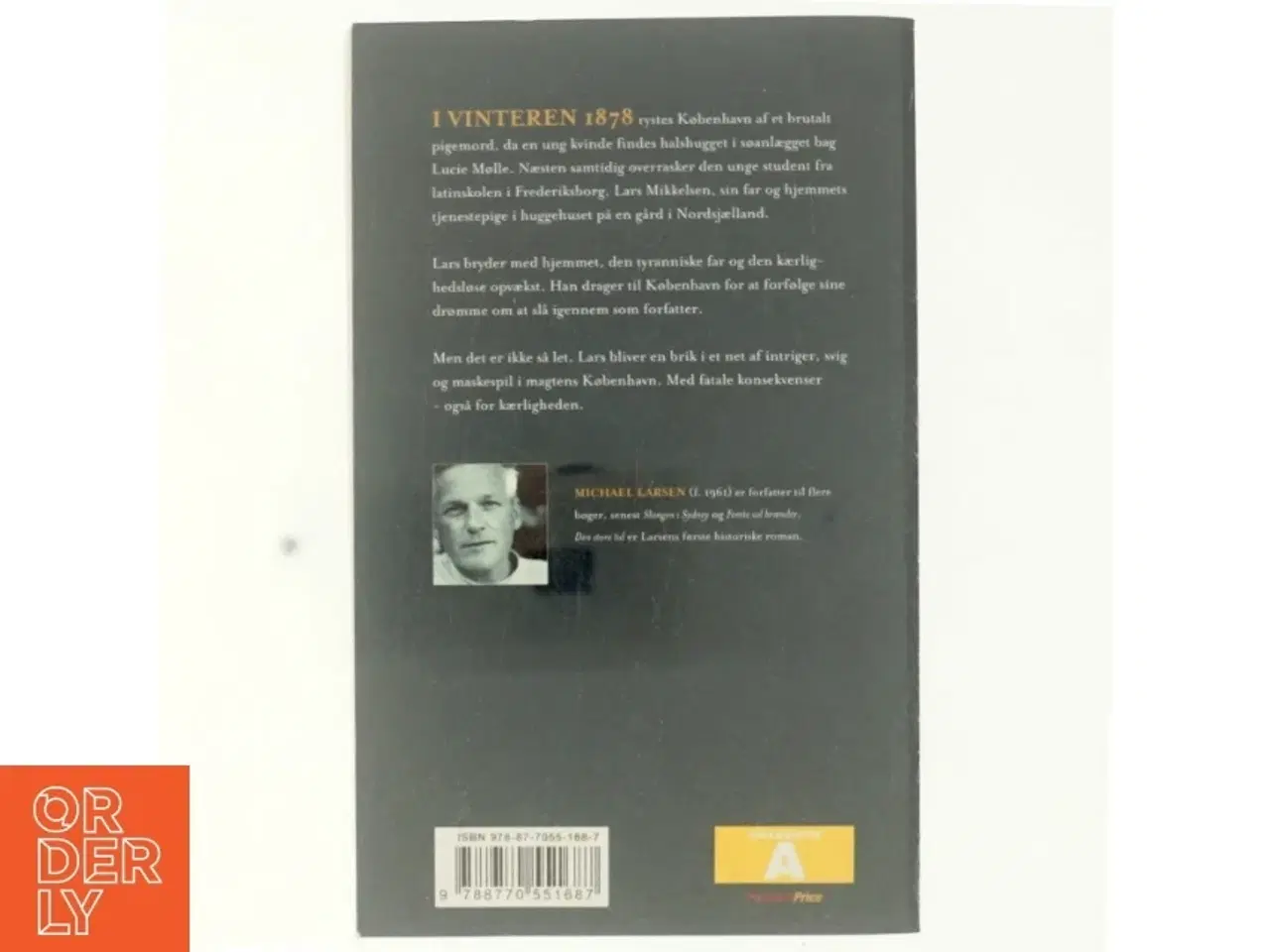 Billede 3 - Den store tid : roman : Aftenlandet af Michael Larsen (f. 1961) (Bog)