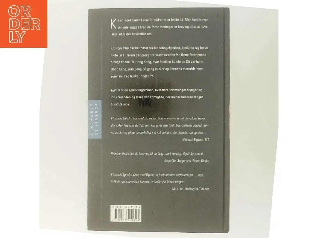 Billede 3 - Opium af Elsebeth Egholm (Bog)