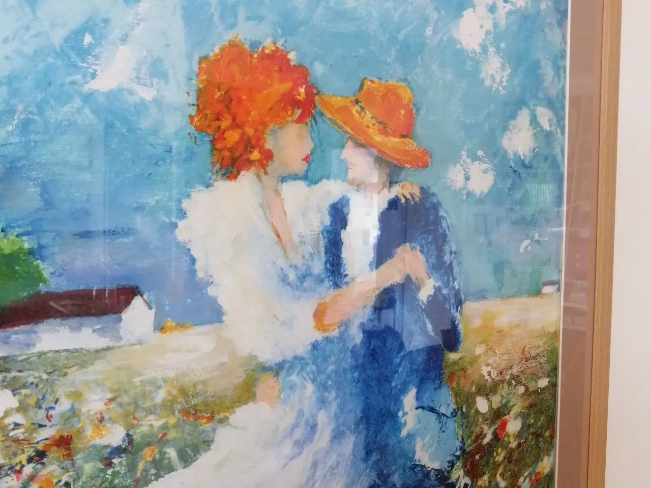 Billede 8 - Utrolig smukt, unikt litografi af svensk kunstner