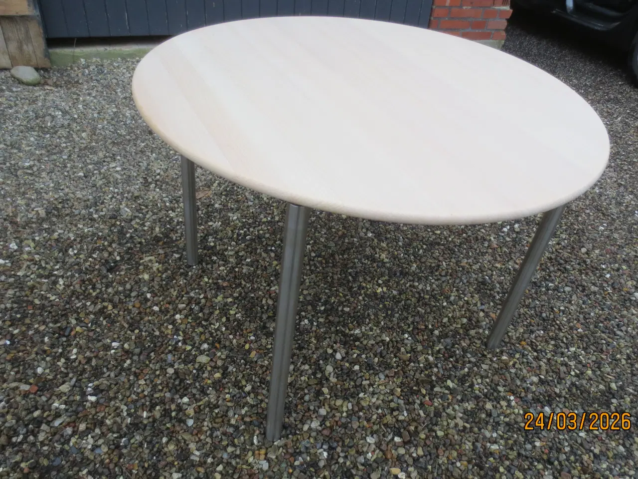 Billede 3 - 1 stk Andreas Hansen Rund spisebord i Egetræ