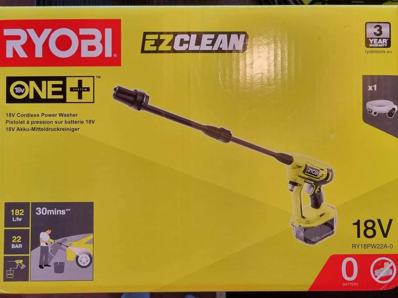 Billede 1 - Ryobi EZ Clean - sæt med batterier 