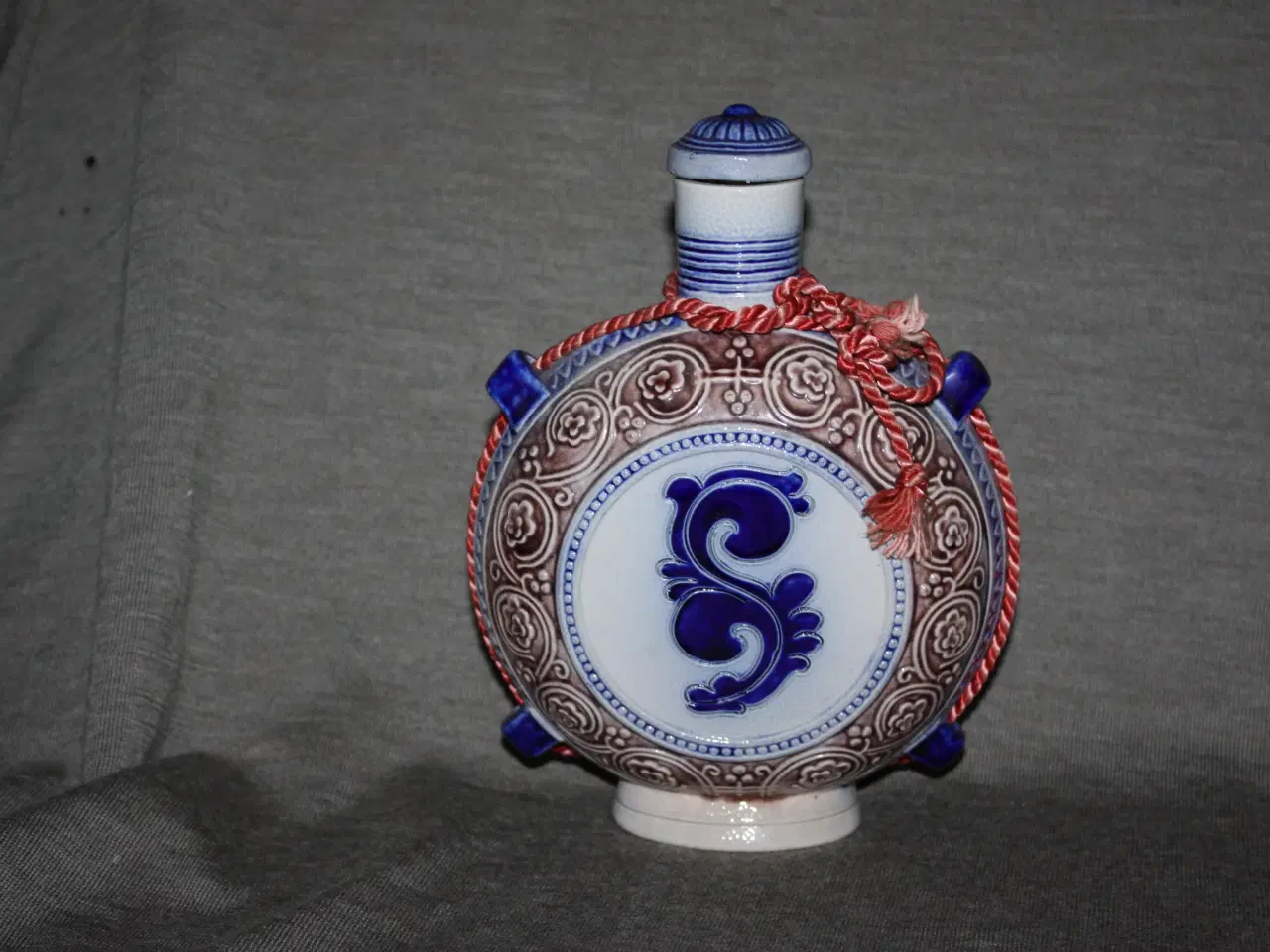 Billede 1 - Flaske i keramik højde 19,5 cm