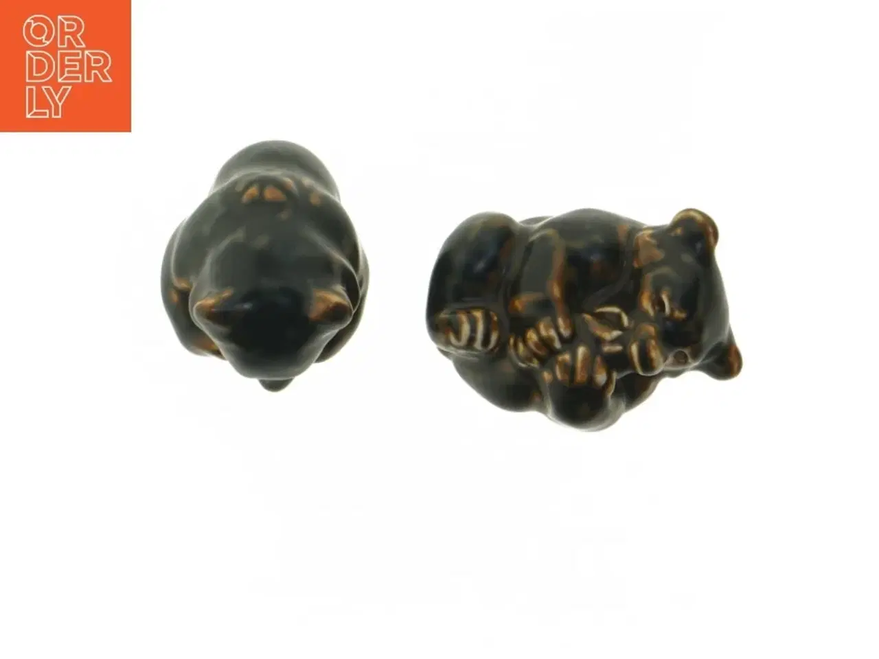Billede 3 - Keramiske bjørnefigurer fra Royal Copenhagen (str. 9 cm)