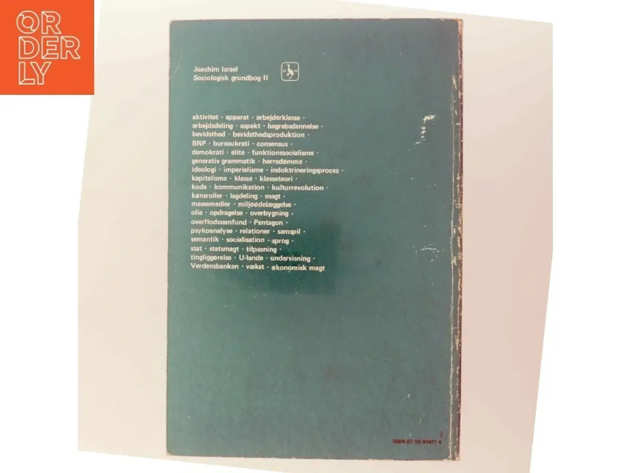 Billede 3 - Sociologisk grundbog II af Joachim Israel fra Gyldendal