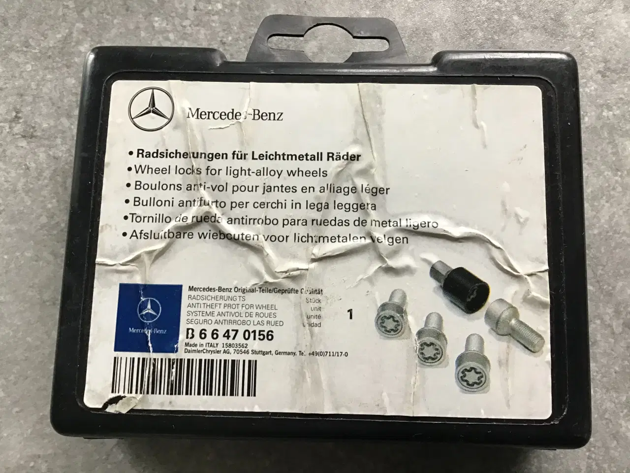 Billede 1 - Låseboltesæt til Mercedes Benz