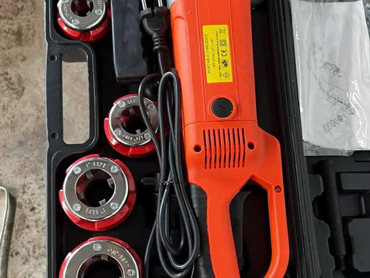 Billede 1 - Ubrugt elektrisk gevindskærre