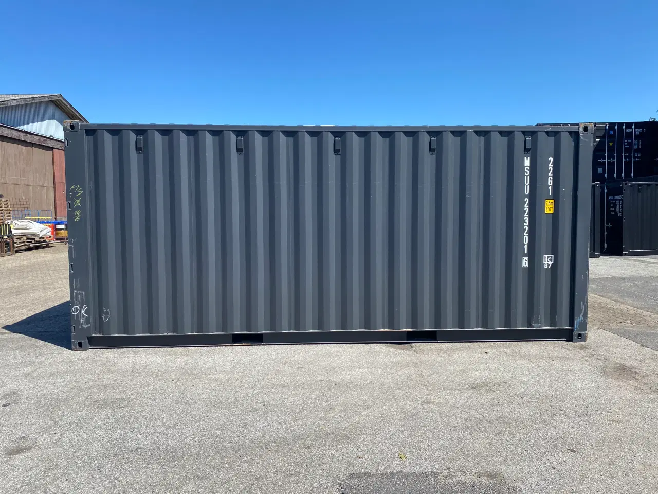 Billede 13 - 20 fods container i Hvid, Grøn, Grå, Blå