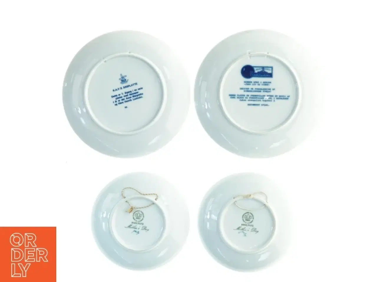 Billede 4 - Platter (4 stk) fra Bl.a. Bing & Grøndahl (str. 19 cm og 15 cm)
