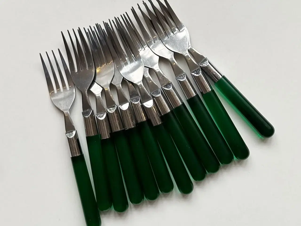 Billede 1 - Ikea gaffel, grøn plast, pr stk