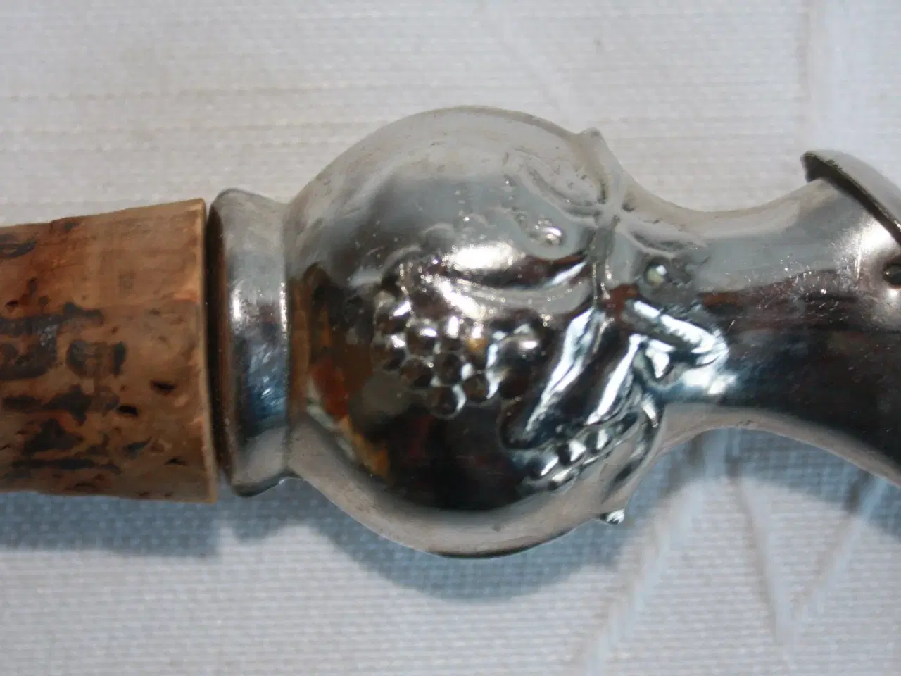 Billede 6 - Skænkeprop af sølvplet.
