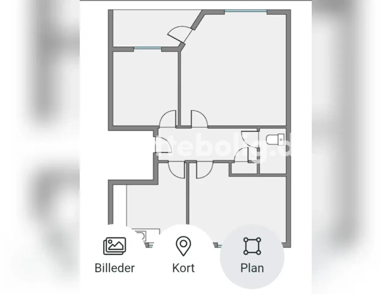 Billede 1 - 3-værelses lejlighed i Aarhus til bytte