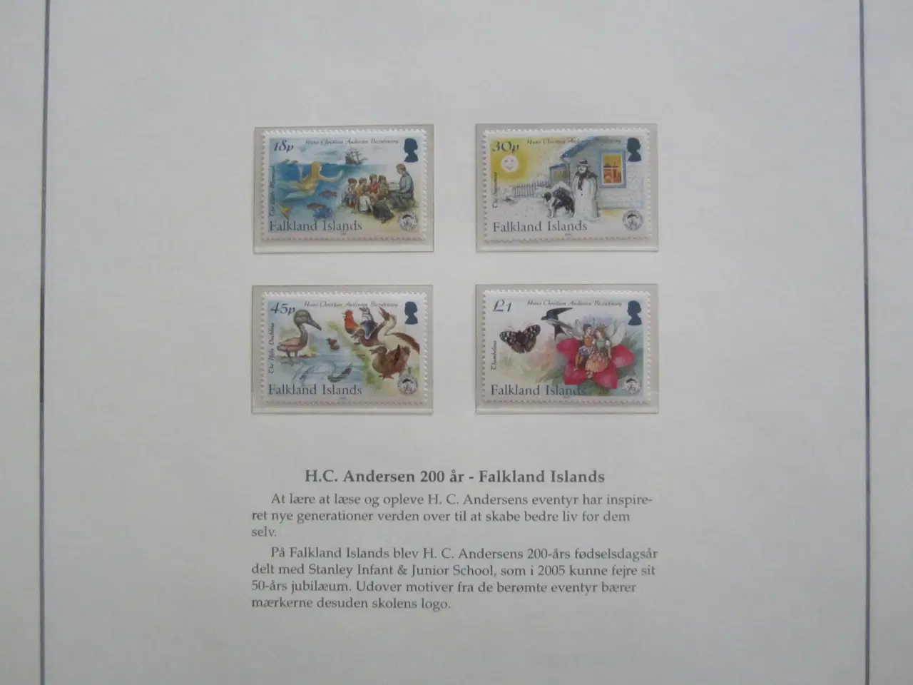 Billede 18 - H.C. Andersen 200 år  frimærke udgivelser