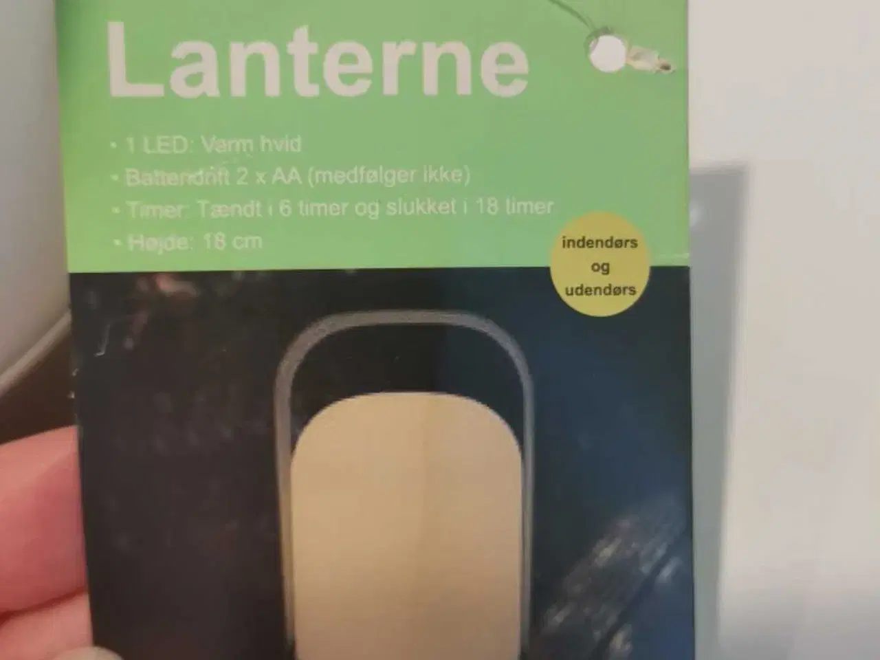 Billede 1 - Lanterne til inde og ude 